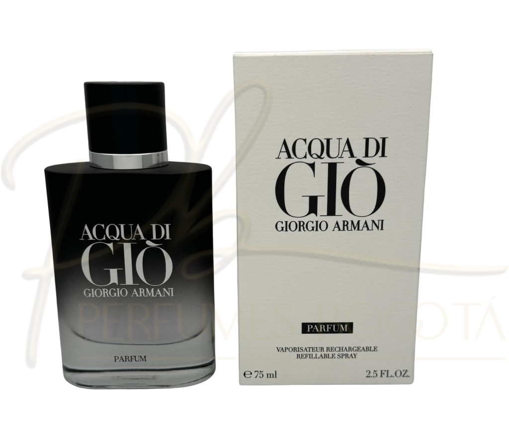 Perfume Acqua Di Gio G. Armani - Parfum - 75ml - Hombre – Perfumes Bogotá