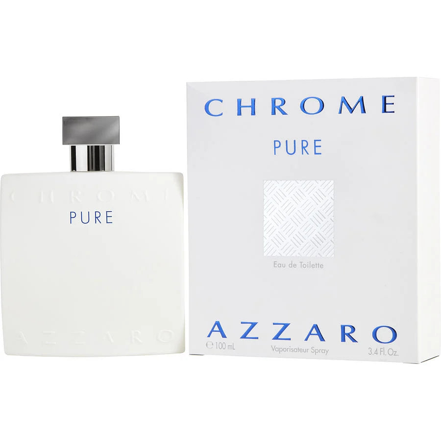 Perfume Azzaro Chrome Pure Eau De Toilette 100ml Hombre