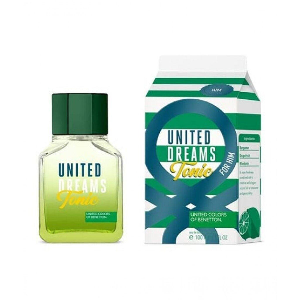 Perfume United Dreams Tonic Benetton - 100ml - Hombre - Eau De Toilett –  Perfumes Bogotá