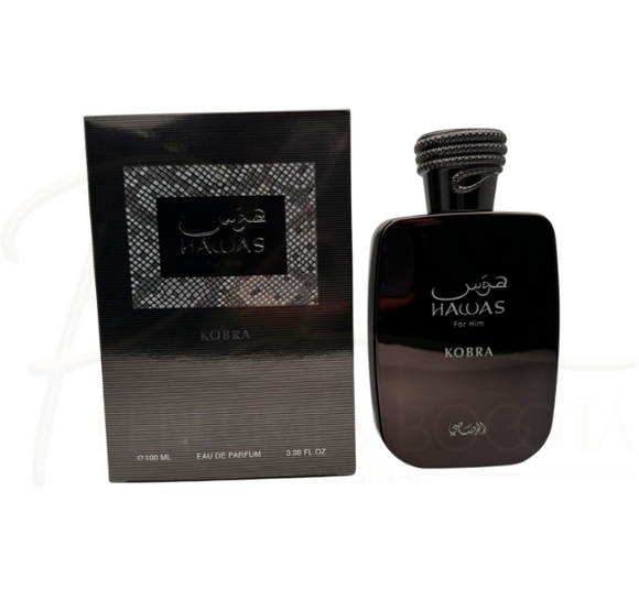 Perfume Hawas Kobra For Him Rasasi - Eau De Parfum - 100ml - Hombre