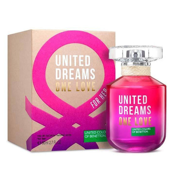 Perfume United Dreams One Love Benetton - 80ml - Mujer - Eau De Toilette
