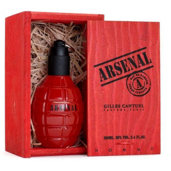 Perfume Arsenal Rojo Gilles Cantuel - 100ml - Hombre - Eau De Toilette