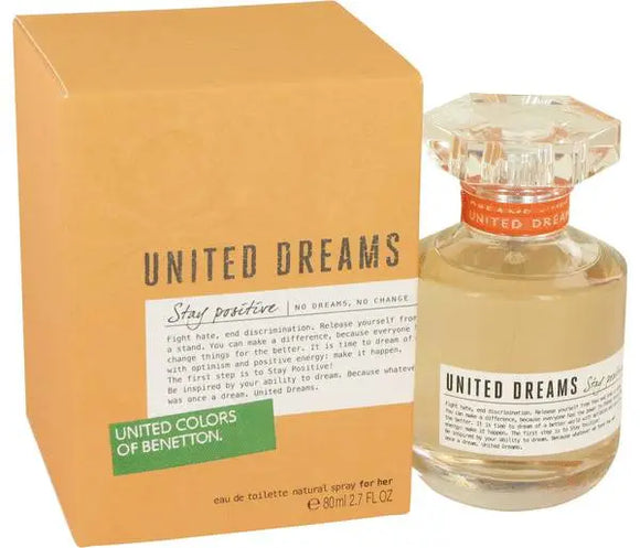 Perfume Dreams Stay Positive Benetton - 80ml - Mujer - Eau De Toilette