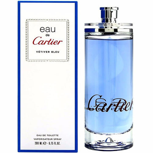 Perfume Eau Vétiver Blue Cartier - Eau De Toilette - 200ml - Unisex –  Perfumes Bogotá