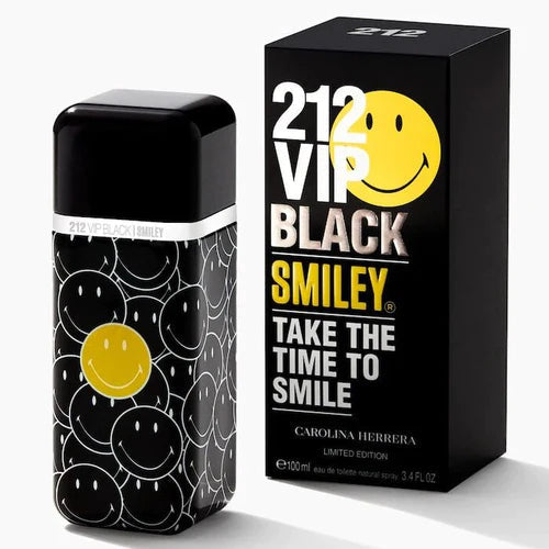 Perfume CH 212 Vip Black Smiley Limited Edition - Eau De Parfum - 100ml - Hombre