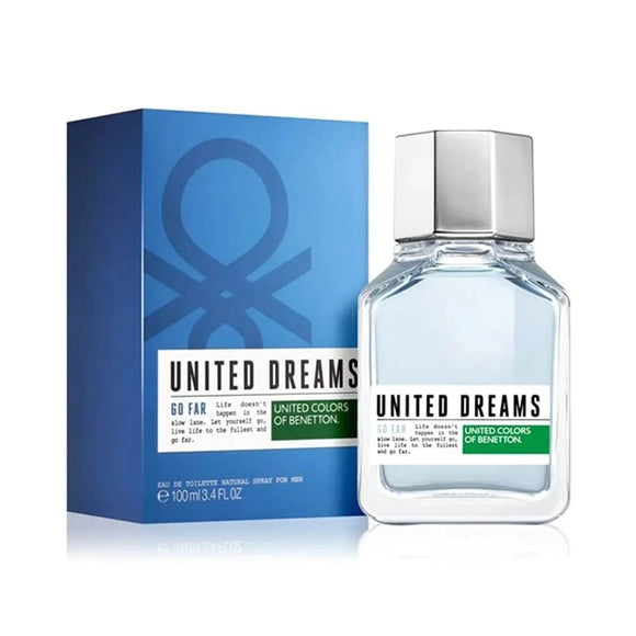 Perfume United Dreams Go Far Benetton - 100ml - Hombre - Eau De Toilette