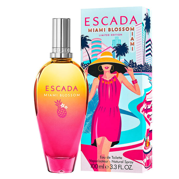 Perfume Miami Blossom Escada - Eau De Toilette - 100ml - Mujer
