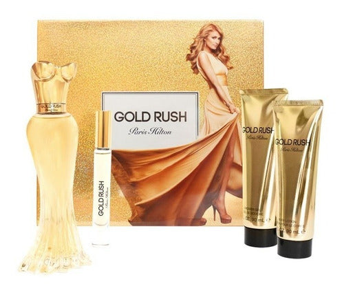 Perfume Estuche Paris Hilton Gold Rush - Eau De Parfum - 100ml - Mujer