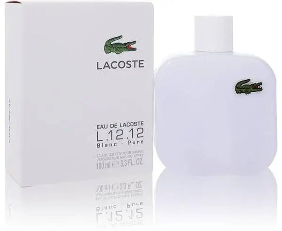 Perfume L12 Blanc Pure Lacoste Eau De Toilette 100ml Hombre