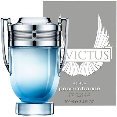 Perfume Paco Rabanne Invictus Aqua Eau De Toilette 100ml Hombre